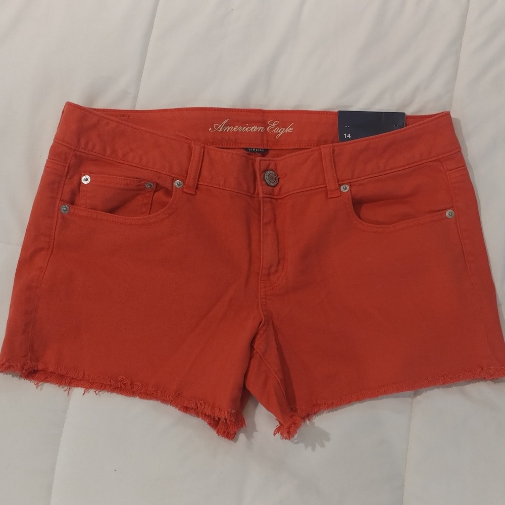 AE Rusty Red Midi Short NWT